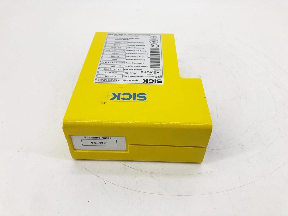 New Sick WEU26/3-103A00 Single-Beam Photoelectric Safety Switch 1047985 - No Box