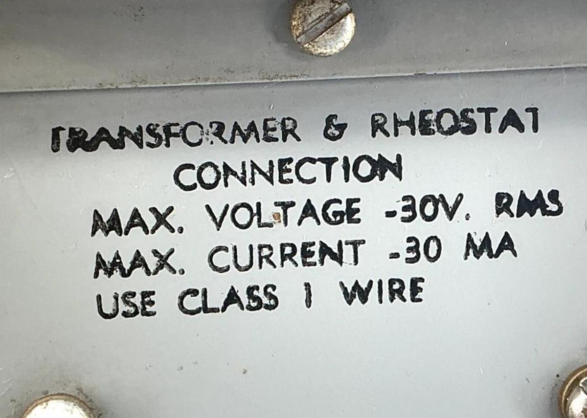 Used Cutler-Hammer 13542H1B Current Transformer & Rheostat Connection 600VAC