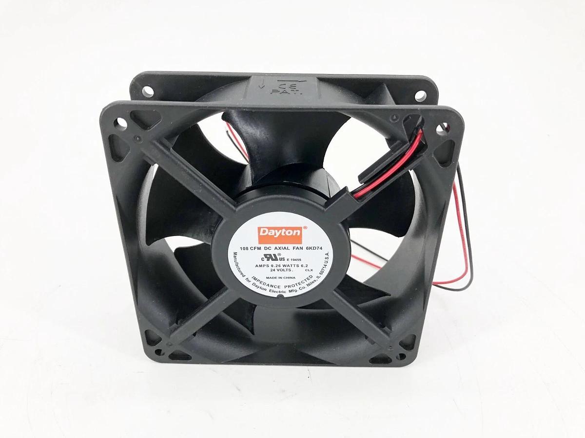 Lot of 3 New Dayton 6KD74 DC Axial Fan 24V 108 CFM