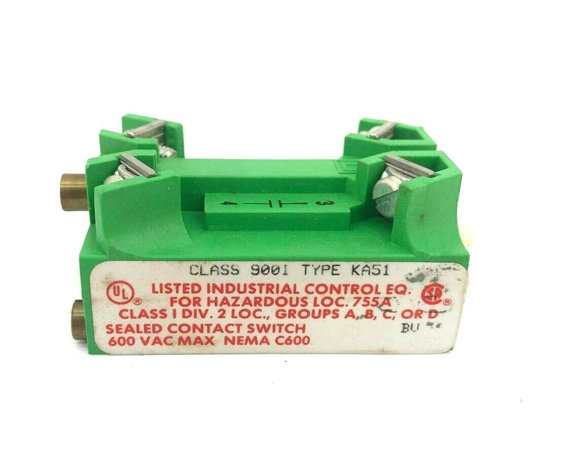 New Square D 9001 KA-51 Ser. A Power Reed Contact Block