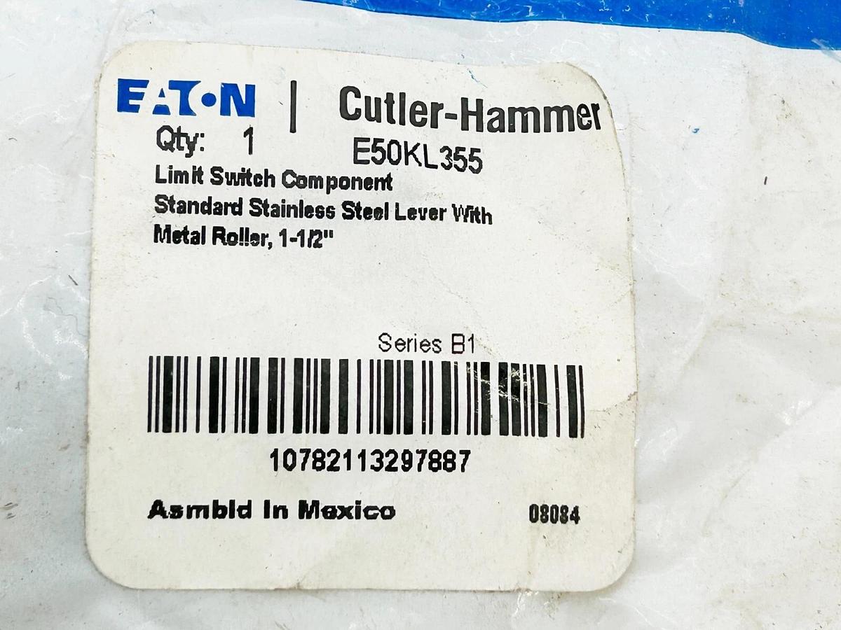 New Cutler Hammer E50KL355 Limit Switch Actuator With Roller