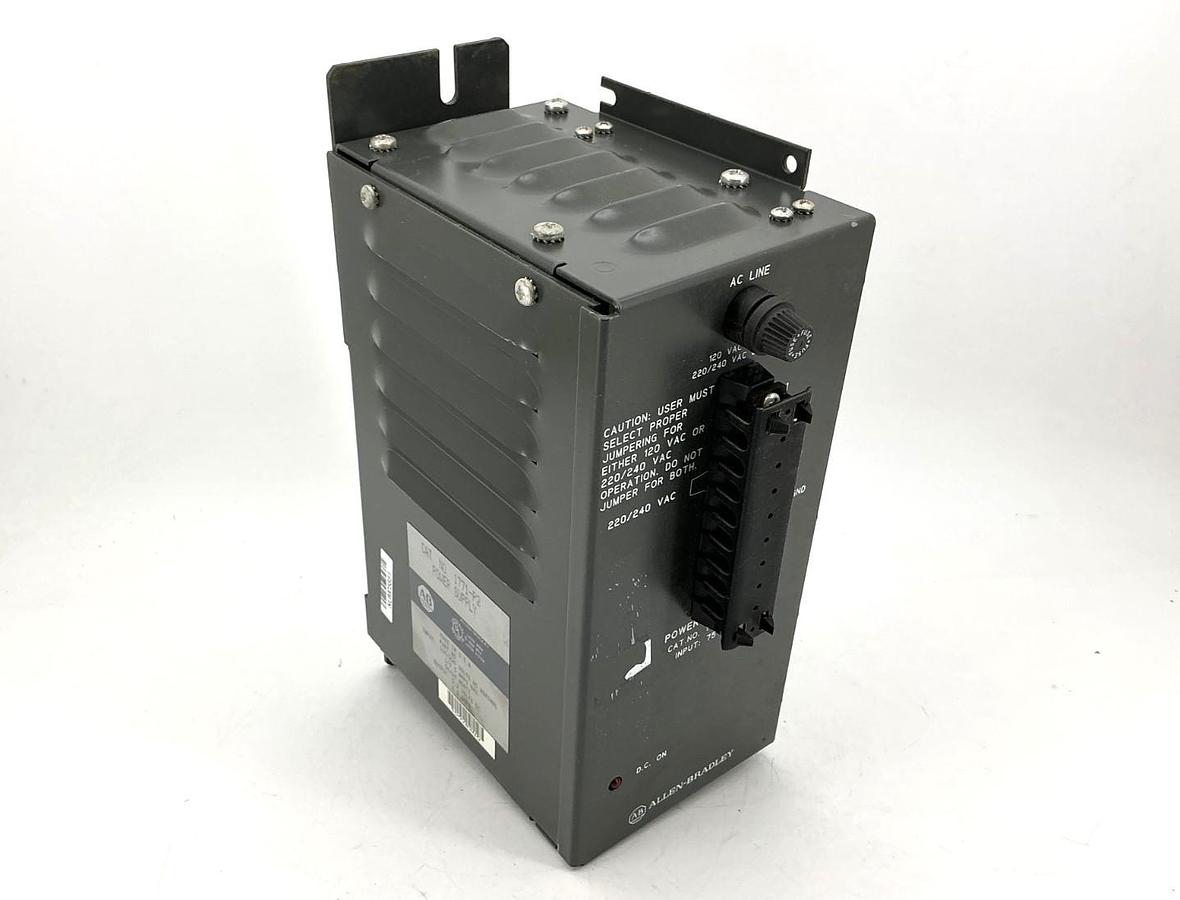 Used Allen Bradley 1771-P2 Power Supply 1/0.5A 120/220VAC 50/60HZ 1771P2