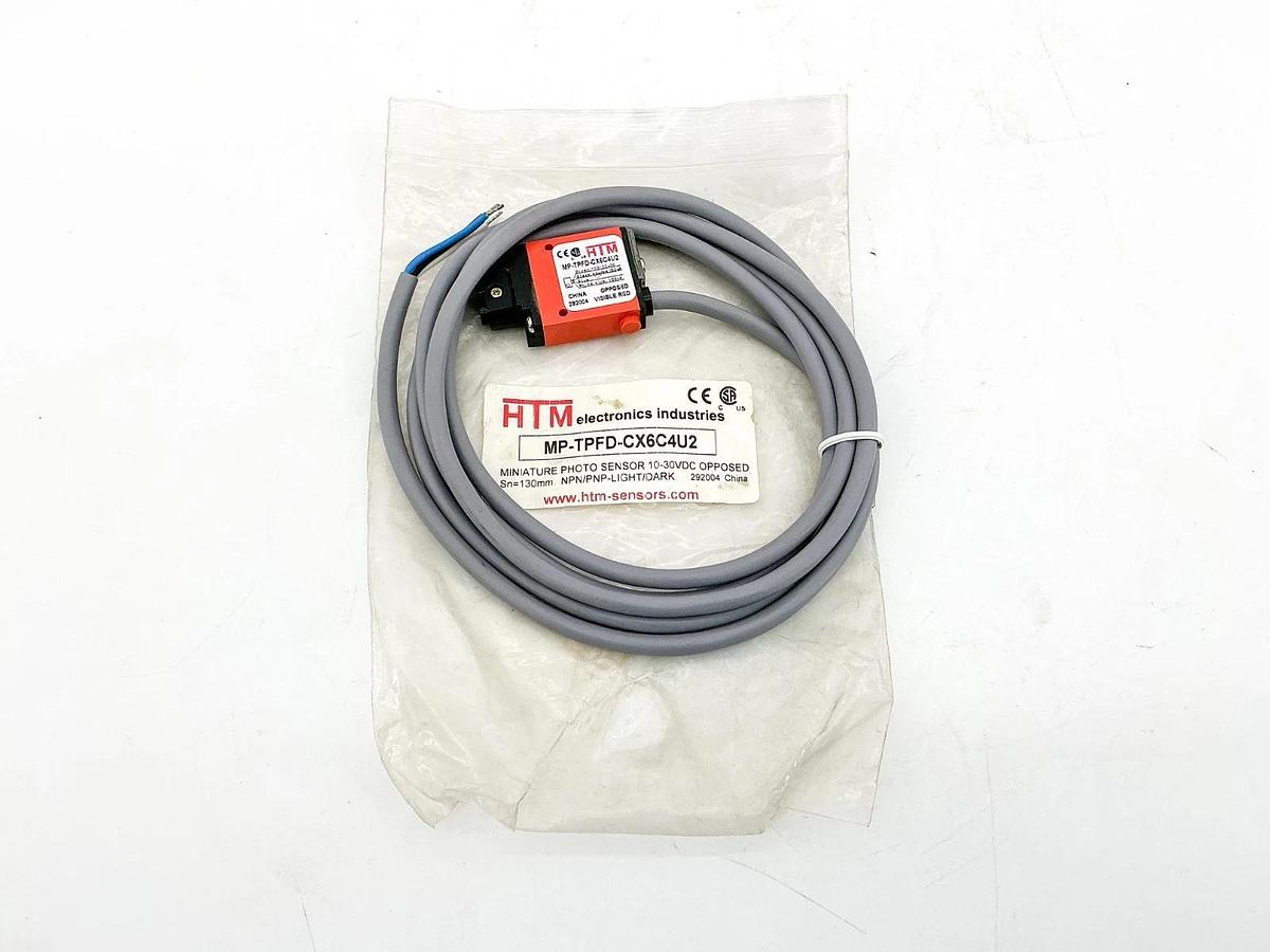 New HTM MP-TPFD-CX6C4U2 Photoelectric Sensor 10-30VDC 150mA