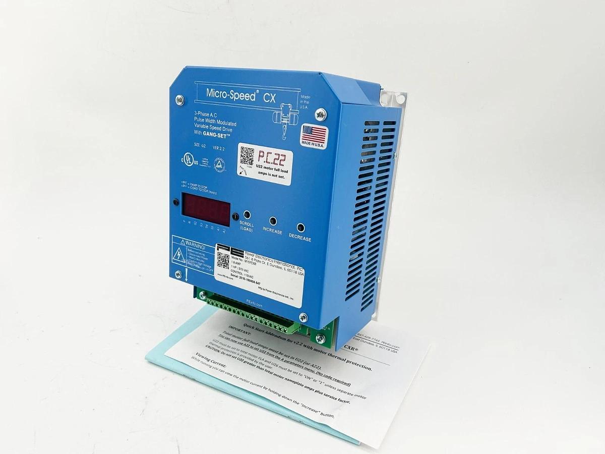 New PE M157CXR Crane Hoist Motor Control Drive 1HP 575V 1.8FLA Internal Resistor