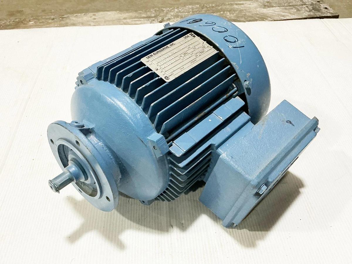 SEW Eurodrive DFT90L4 Electric Motor 2HP 575V 1720RPM 3PH 4.2A