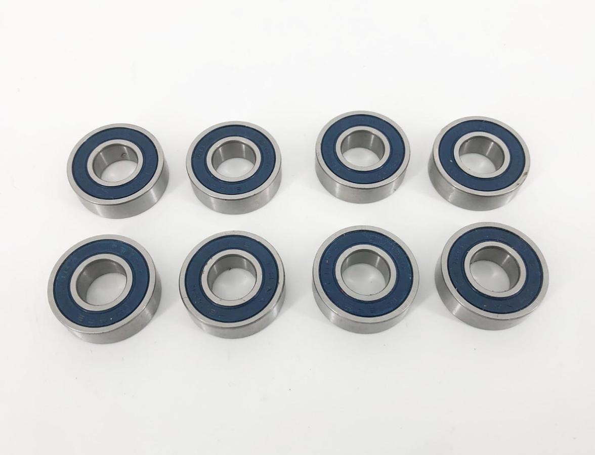 Lot of 8 New RB Tech 1616RS Bearings 1/2" ID 1-1/8" OD 3/8" W 1616-2RS No Box