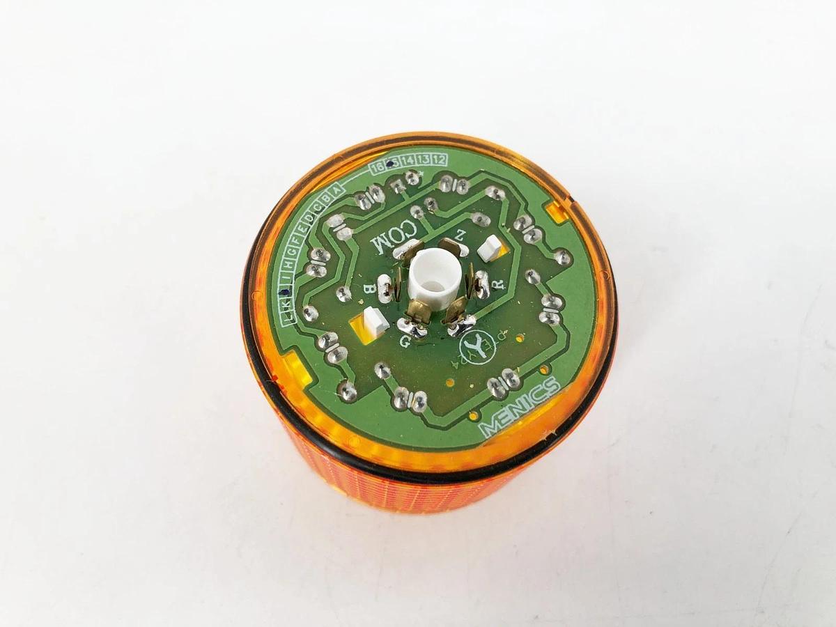 New Menics 6JZG2 Tower Light LED Module 24VDC 60mm Amber