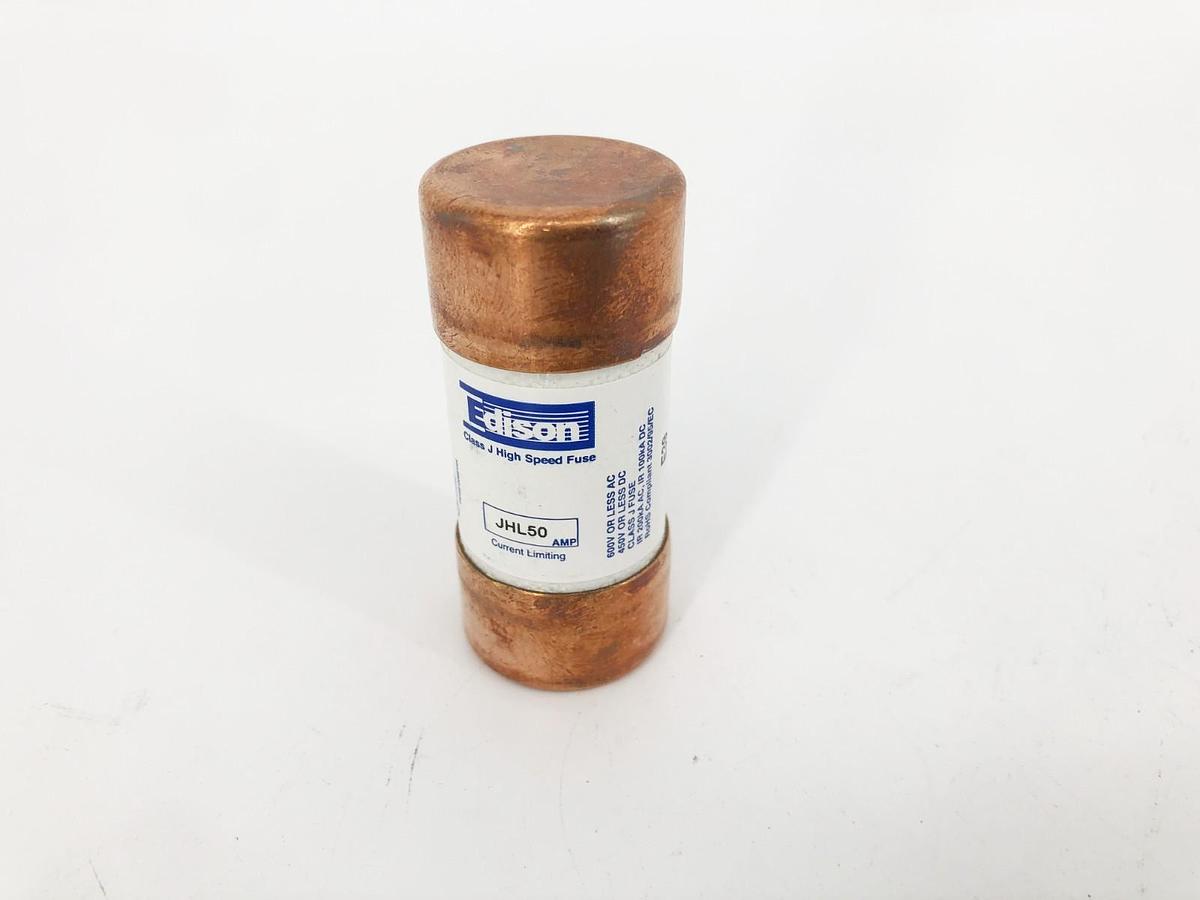 New Edison JHL50 Drive Fuse 50A 600VAC Class J - No Box