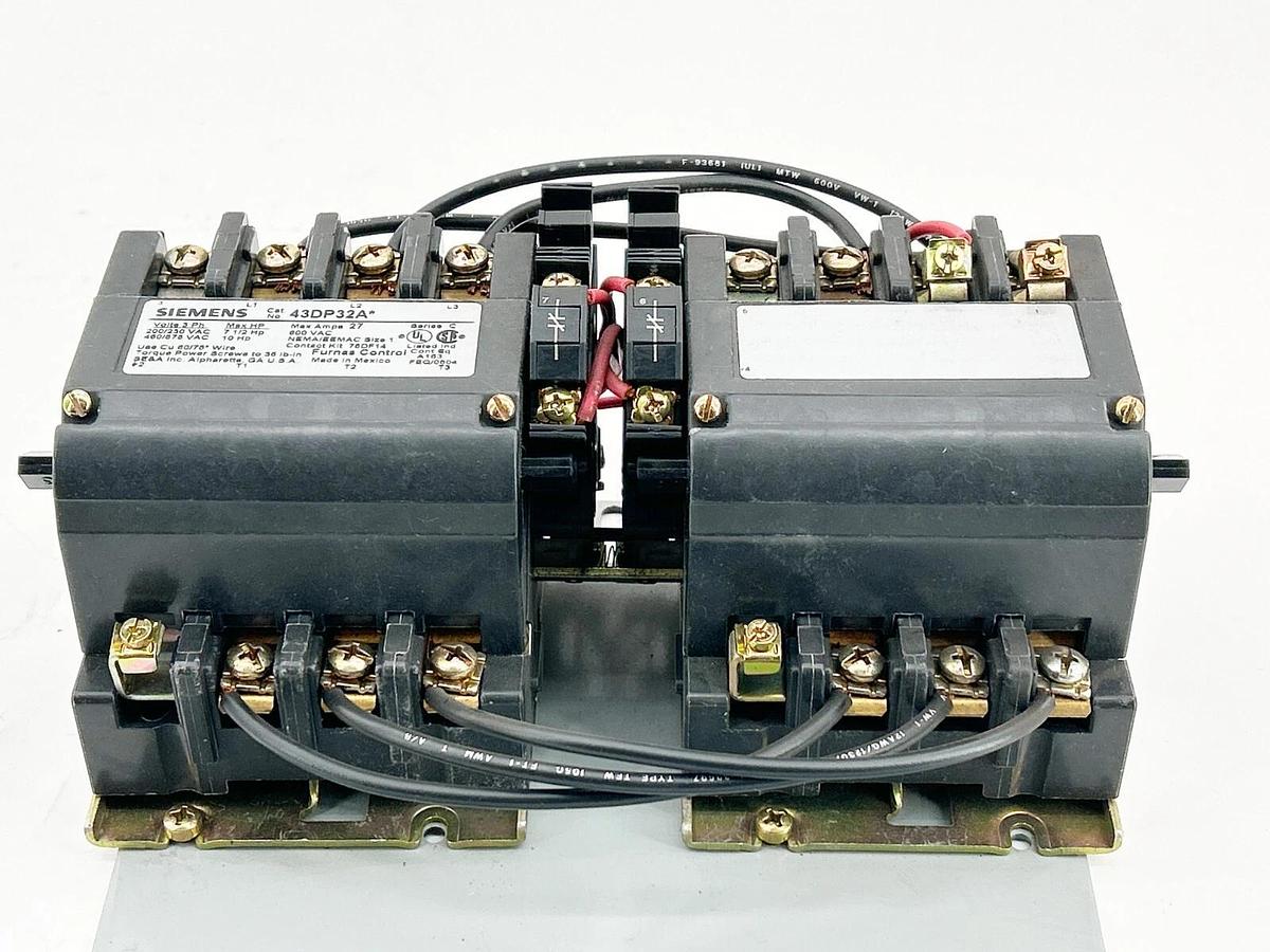 New Siemens 43DP32AA Contactor Starter Size 1 3PH 120/240V 10HP