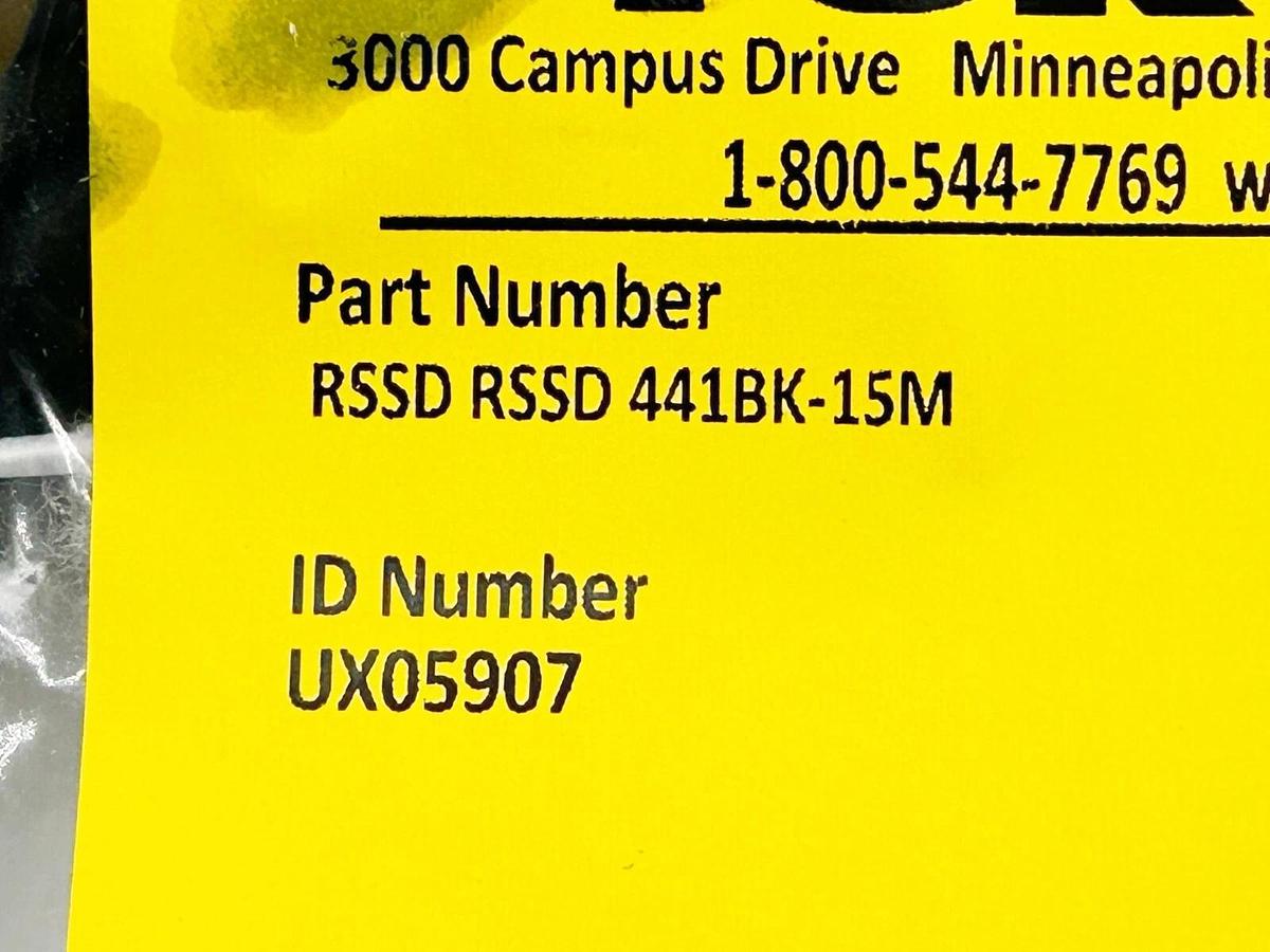 New Turck RSSD RSSD 441BK-15M Cordset M12 Eurofast UX05907