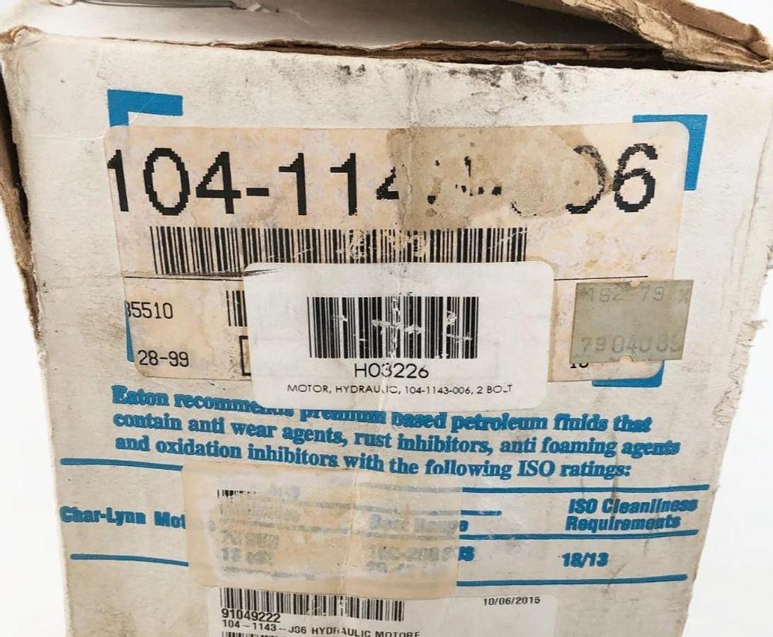 New Eaton Char-Lynn 104-1143-006 Hydraulic Geroler Disc Valve Motor OEM
