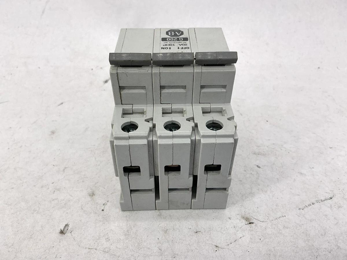 New Allen Bradley 1492-CB3G200 Ser C Circuit Breaker 3P 20A AC 480Y/277V -No Box