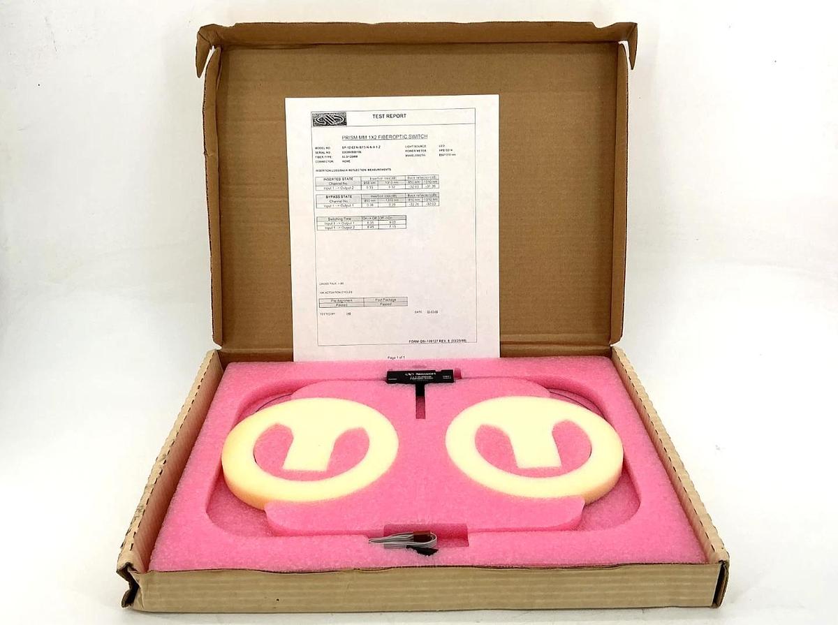 New Newport SP-12-62-N-8/13-N-N-9-1-Z 1X2  Fiberoptic Switch MPSN-62-12-OPT