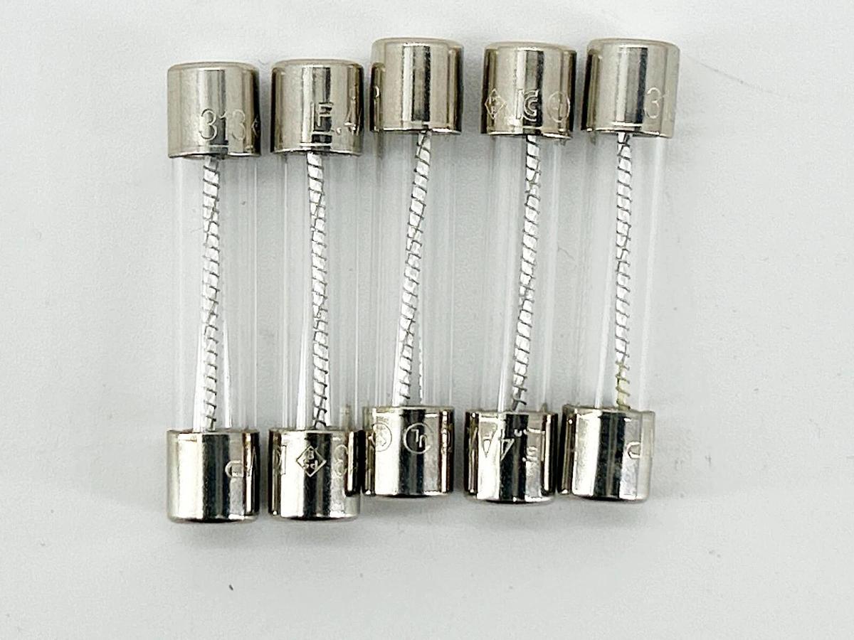 New Lot of 5 Littelfuse 313004P SLO-BLO Fuse 4A 250V