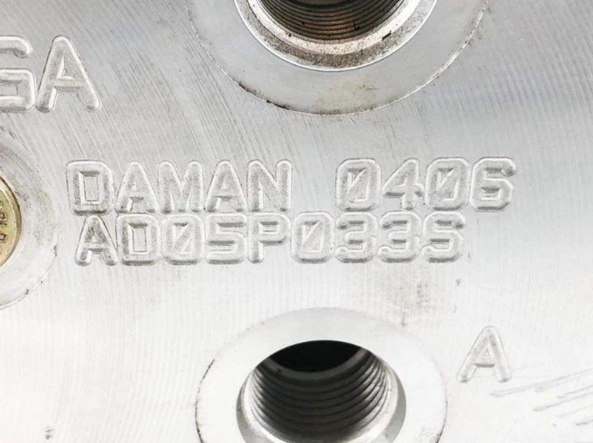 Used Daman AD05P033S Aluminum Hydraulic Manifold AD03D05VABA