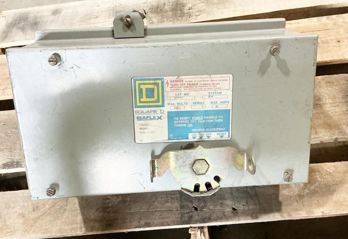 Used Square D SD75460 Circuit Breaker Plug In Unit 690V 60A series 3 3P4W