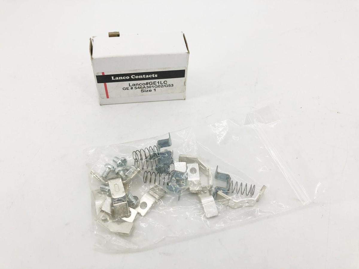 New Lanco GE1LC Contact Kit Size 1 Replaces GE 546A301G02/G53