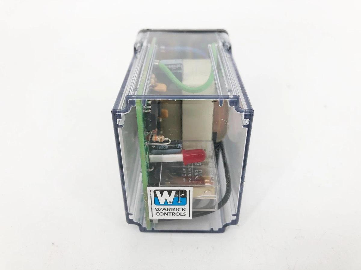 New Gems Sensors Warrick 16VMK1M0 Relay 11-Pin 120VAC Inverse 4.7kΩ - No Box