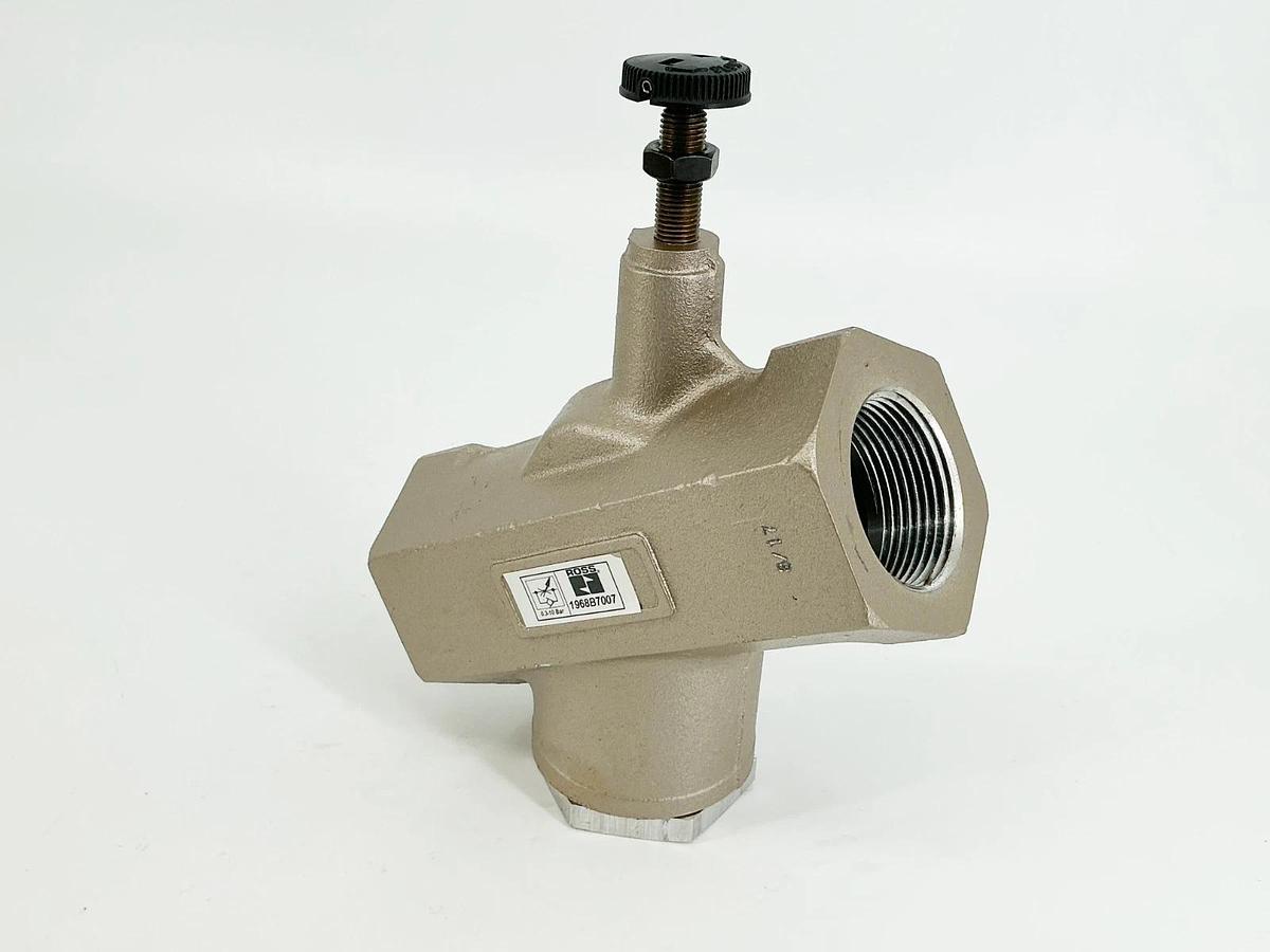 New Ross Controls 1968B7007 Flow Control Valve 19 Series 1-1/4" Port 1-1/4" Body