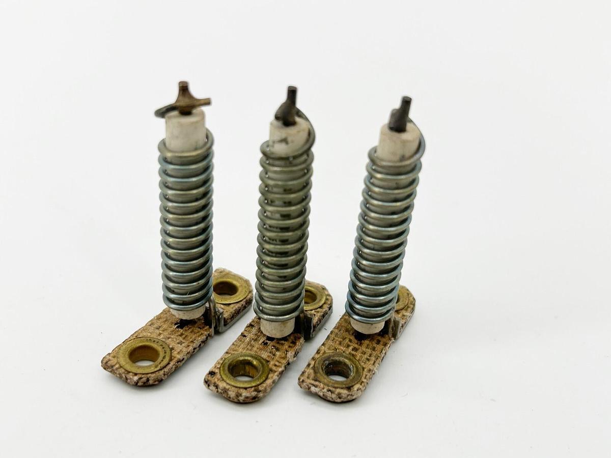 Used Lot of 3 Westinghouse H-28 Thermal Overload Heating Element Relay Type A