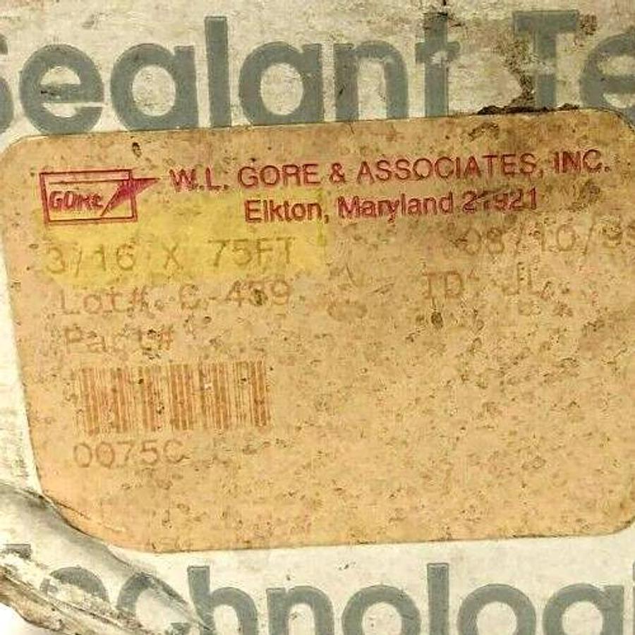 New Gore-Tex 0075C Expanded PTFE Joint Sealant 3/16" (Partial Roll)