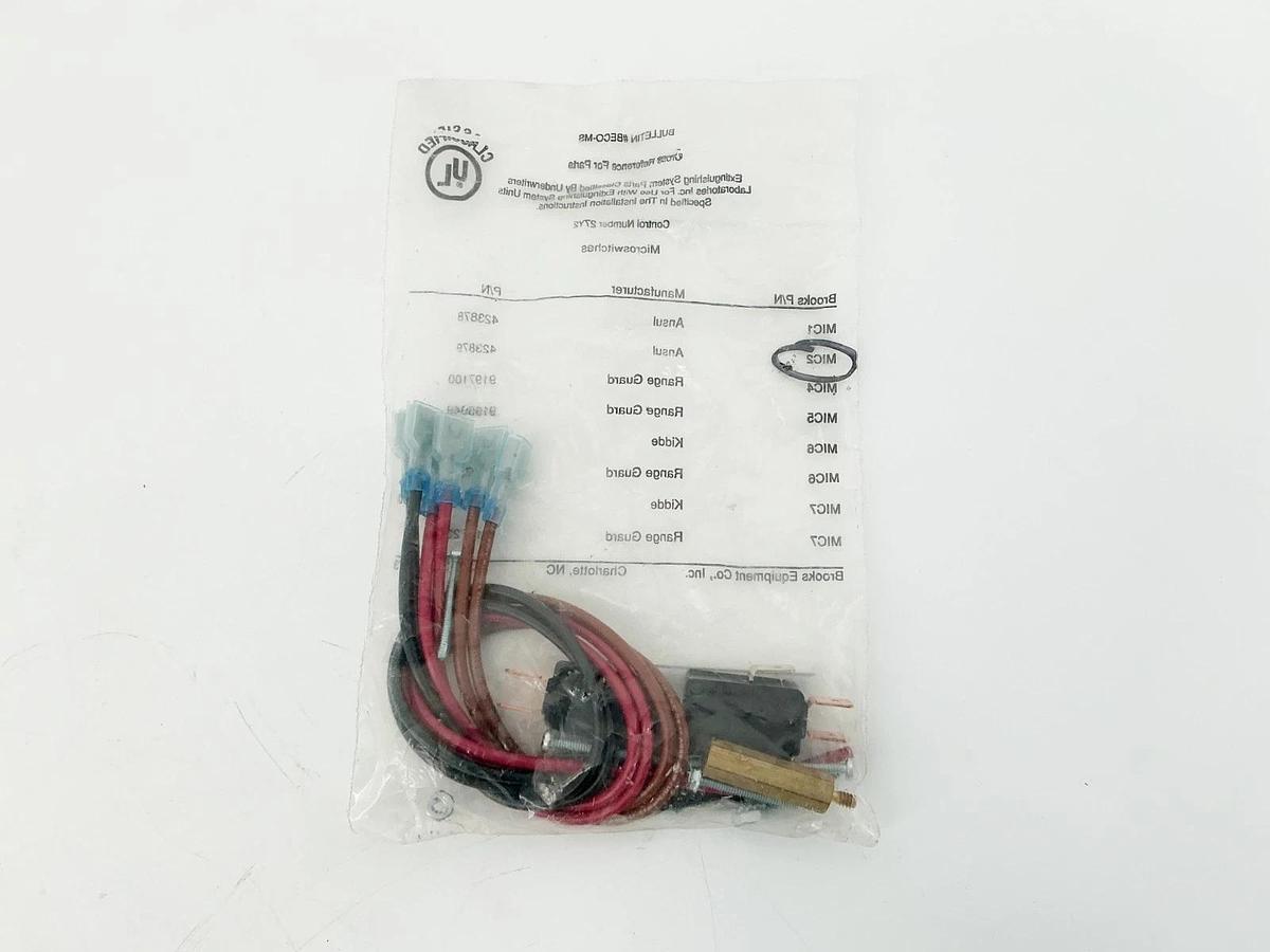 New Lot of 2 Brooks MIC2 Micro Switch 21A 2HP 277V