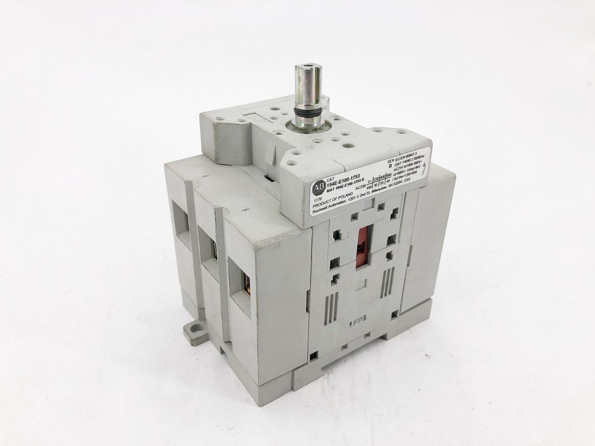 New Allen Bradley 194E-E100-1753 Ser. B Load Switch 3P 100A 600VAC - No Box