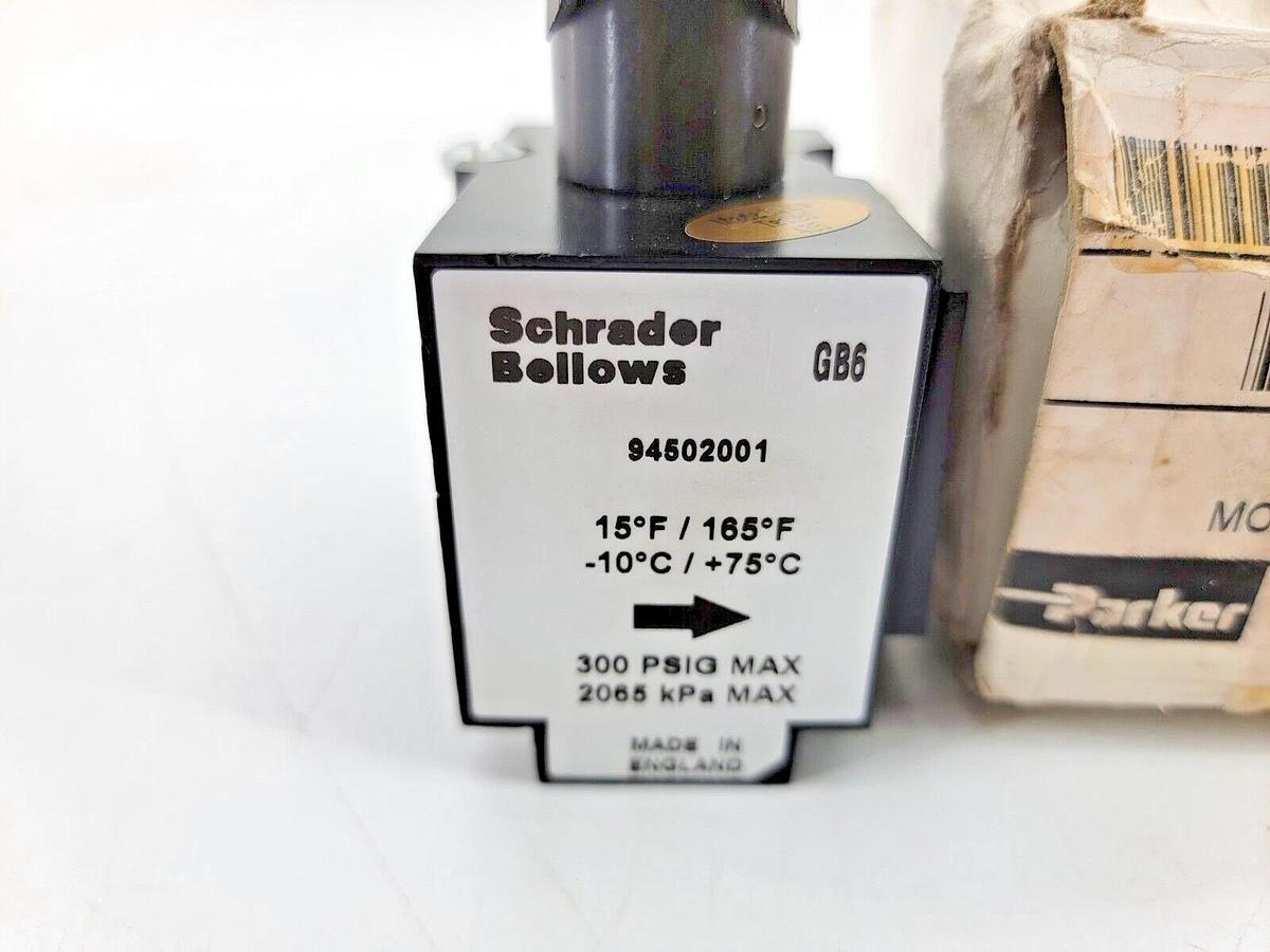New Parker Schrader Bellows 94502001 Modular Ball Valve Assembly 300PSI