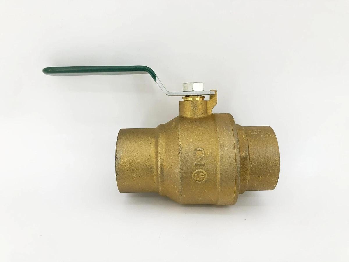 New RWV 5595AB 2" Brass Ball Valve 600WOG 150 WSP