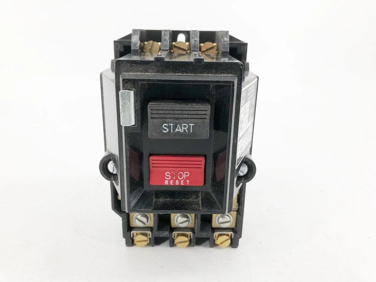 Used Square D 2510MBO2 Manual Non-Reversing Starter 575VAC 5HP Size M-0