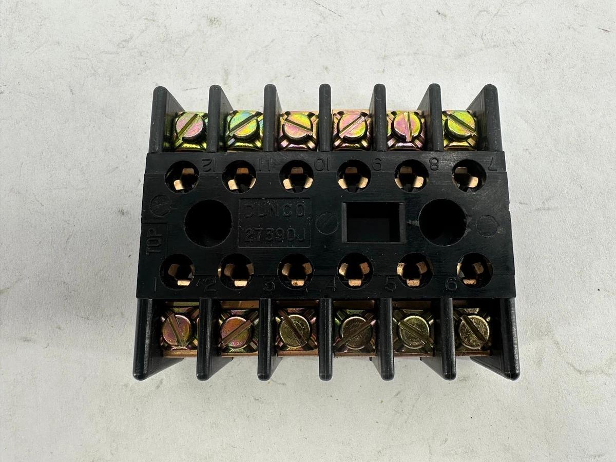 Lot of 2 New Struthers-Dunn 27390 Dunco Relay Socket 12 Pin