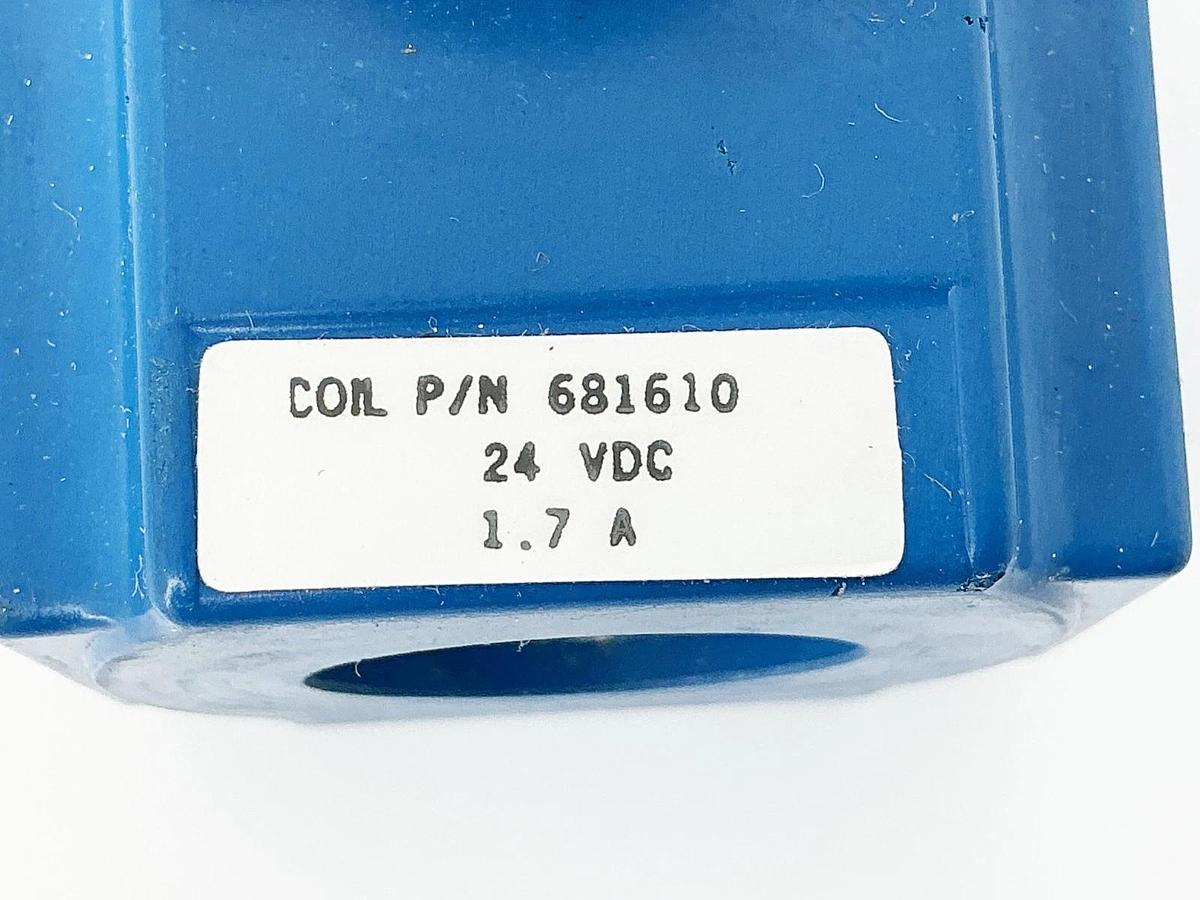 New Vickers 681610 Solenoid Coil 24VDC 1/7A - No Box