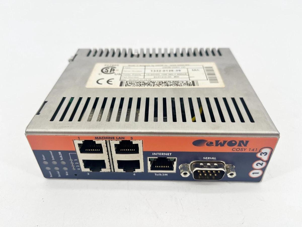 Used eWON Cosy 141 EC51410-00-#00 Ethernet Network Router - Damaged on back
