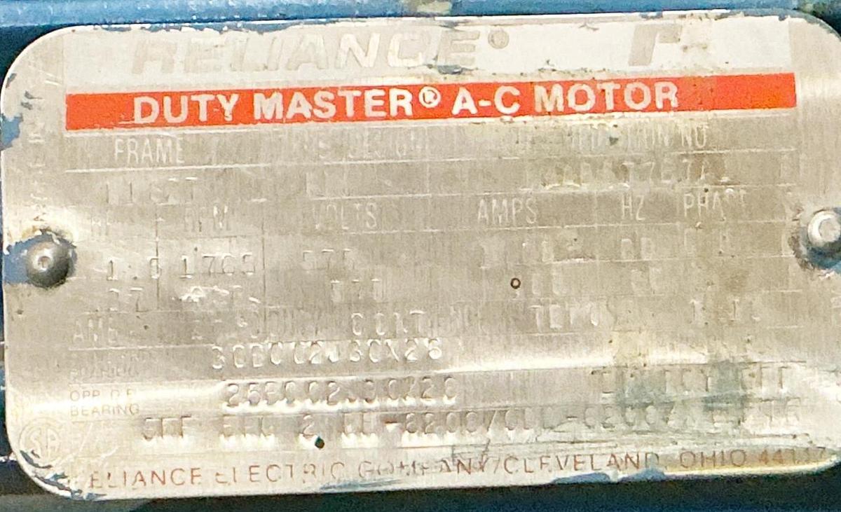 New Reliance 1YAB57767A1 PR Electric Motor 575V 1.5HP 1765RPM 1.68A L182T Frame