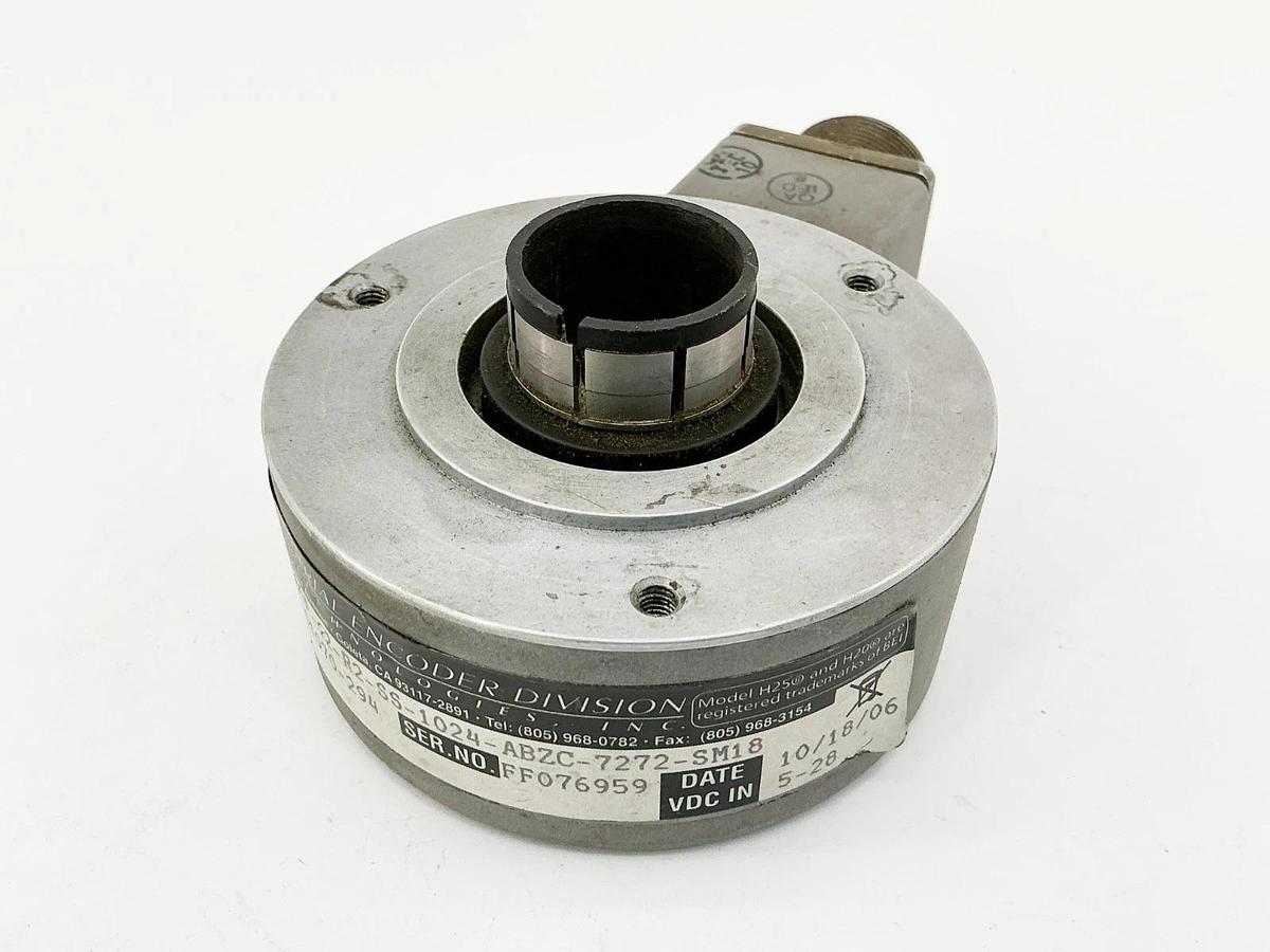 Used BEI 924-01070-294 Encoder 5-28VDC XHS35F-62-R2-SS-1024-ABZC-7272-SM18