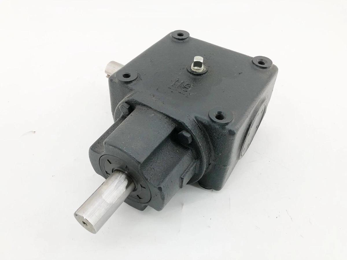 New Browning 9HB1-SN10 Bevel Gear Box Reducer 1:1 Ratio 1" Right Angle Shafts