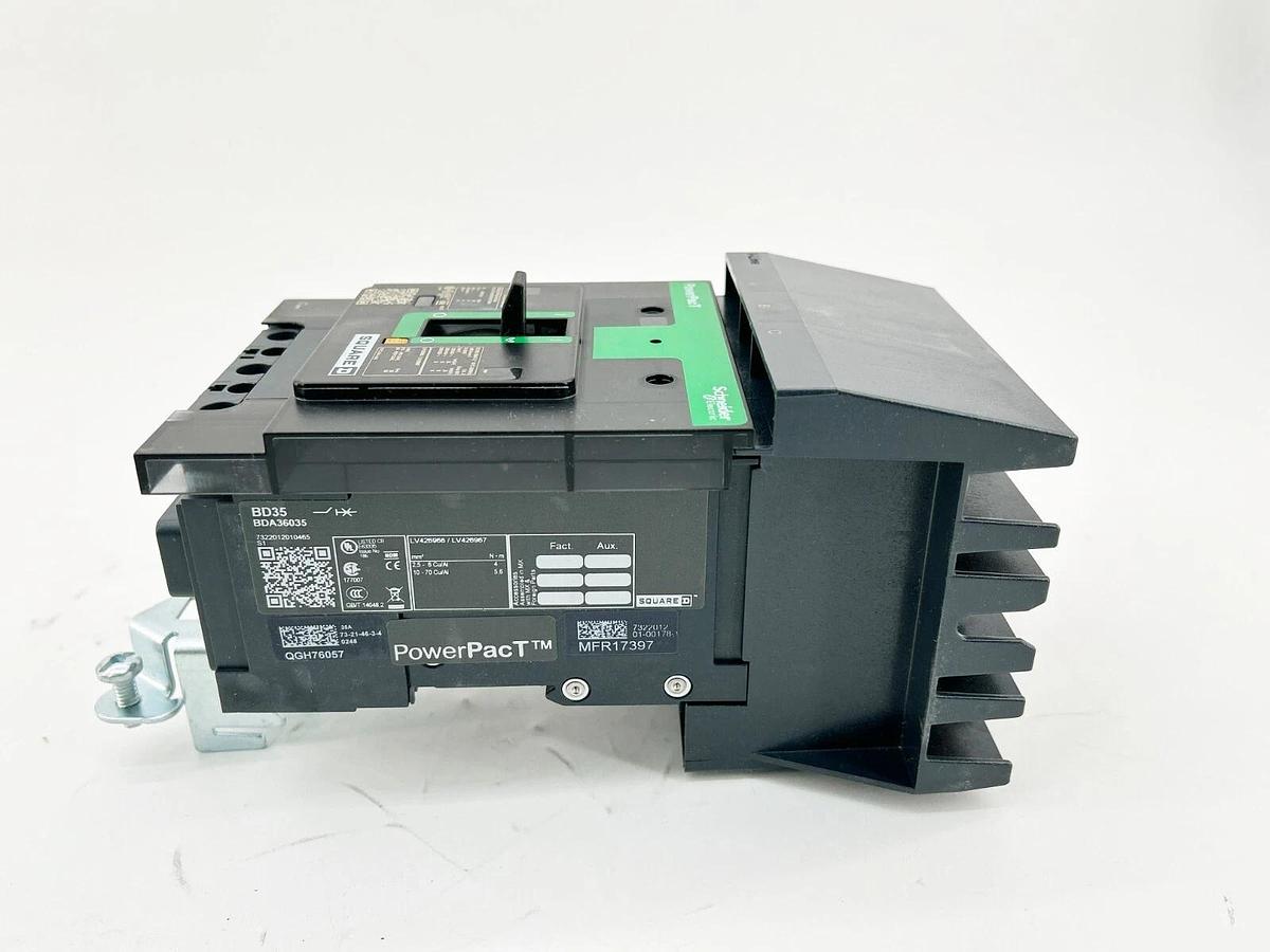 New Square D BDA36035 Circuit Breaker 35A 600V 3P 50/60Hz
