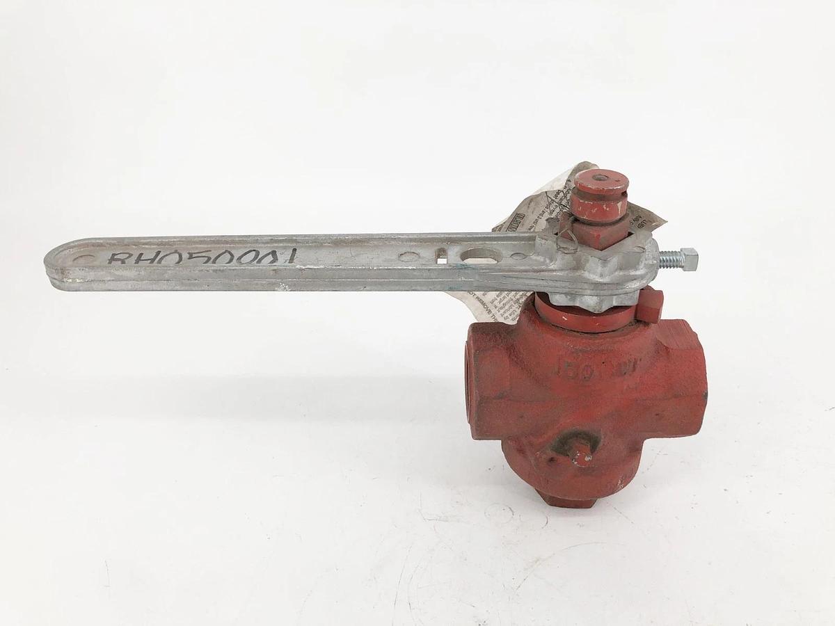 New Homestead 0601009010 Lubricated Plug Valve FIG 601 1" 200psi - No Box