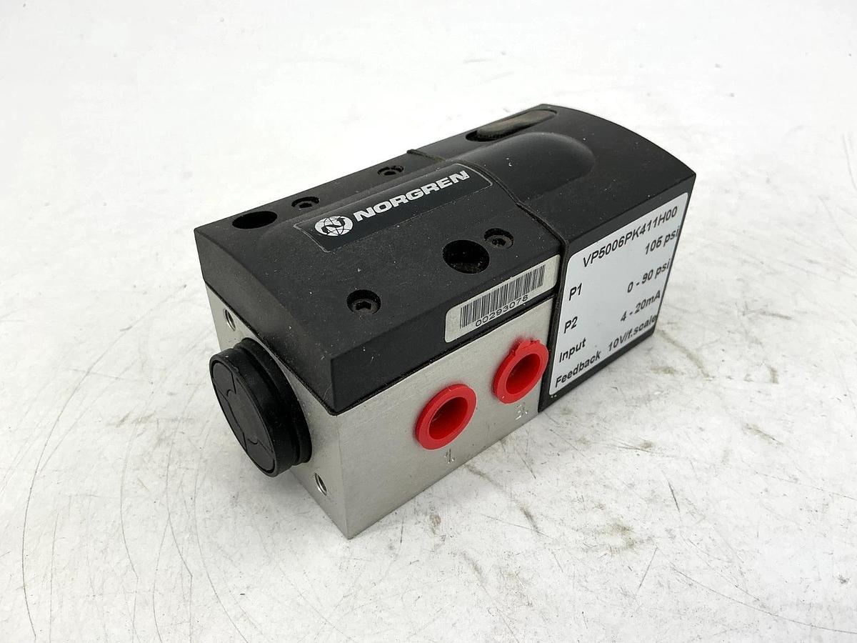 New Norgren VP5006PK411H00 Ser VP Valve Proportional Control 90PSI 4-20mA 5-Pin
