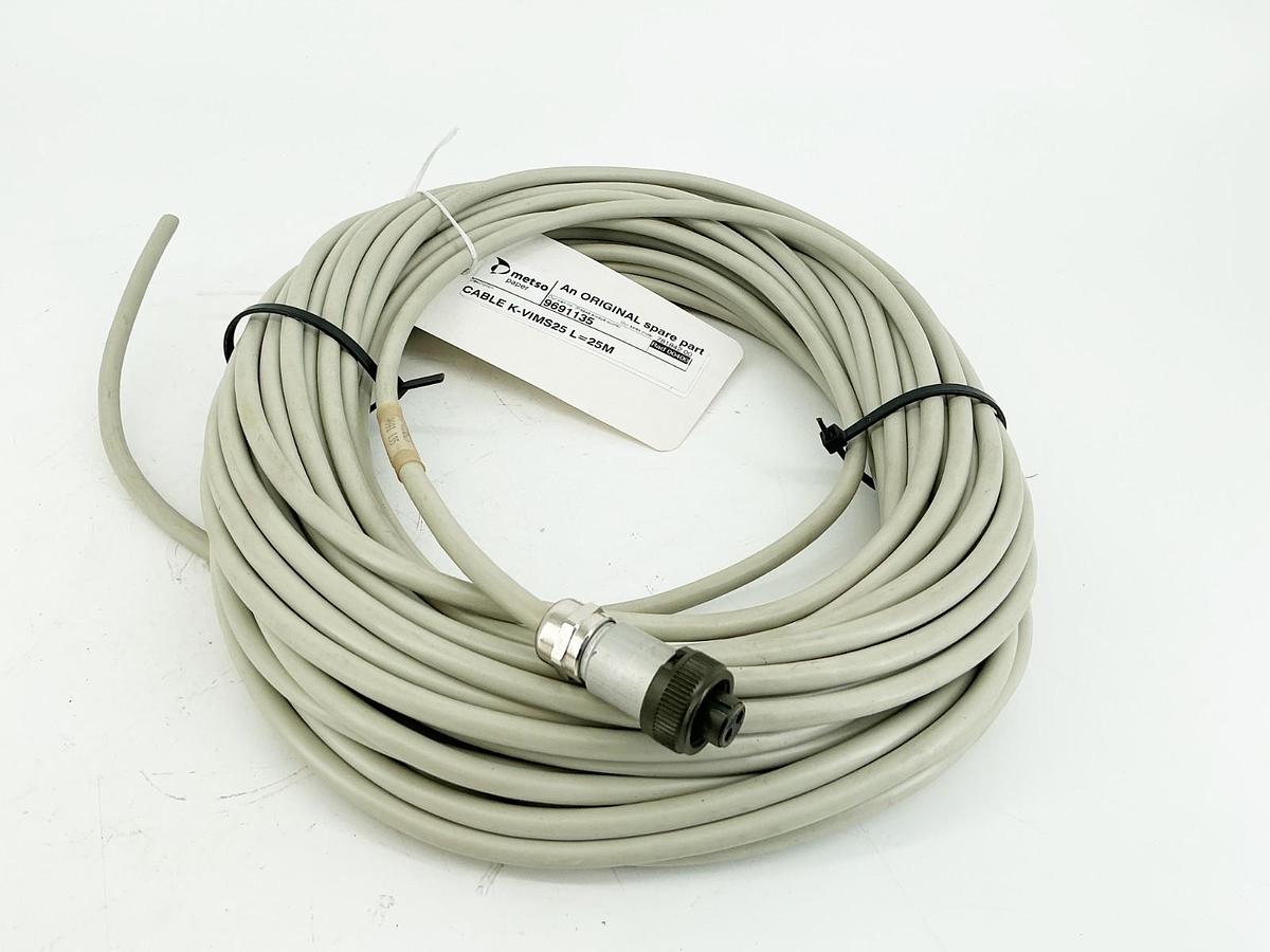 New Metso 9691135 K-VIMS25 Cable 2 Pin K-VIMS25 L =25M - No Box