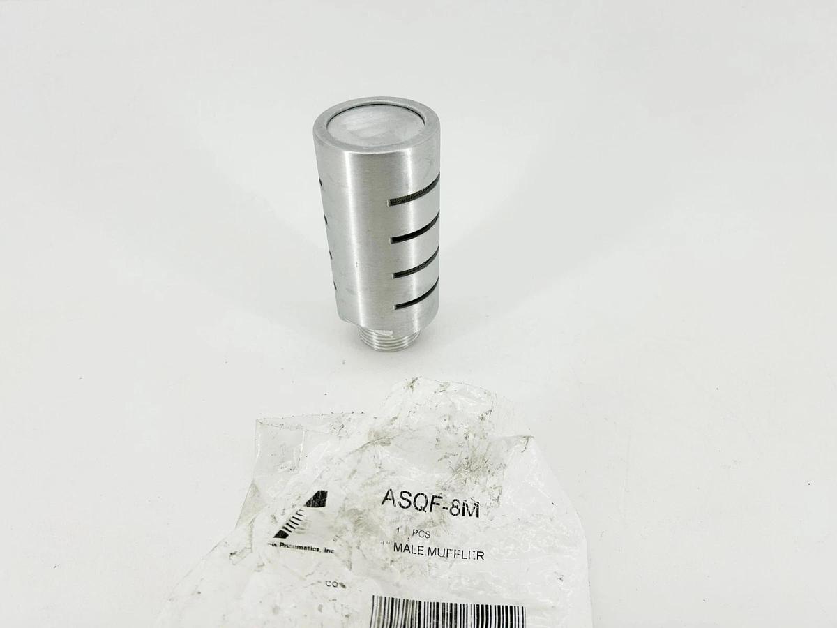 New Arrow Pneumatics ASQF-8M Muffler Aluminum Male 1"