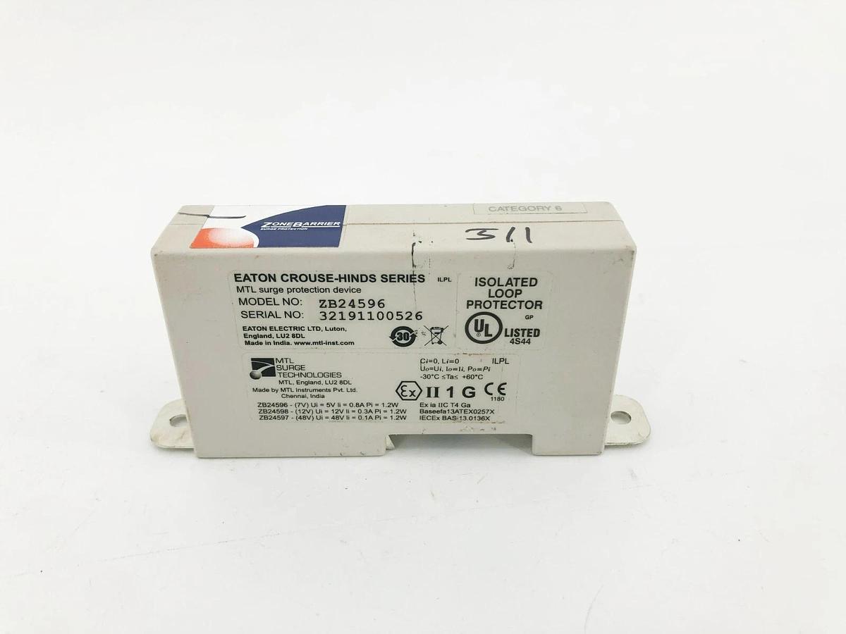 Used MTL Zone Barrier ZB24596 Surge Protection Device