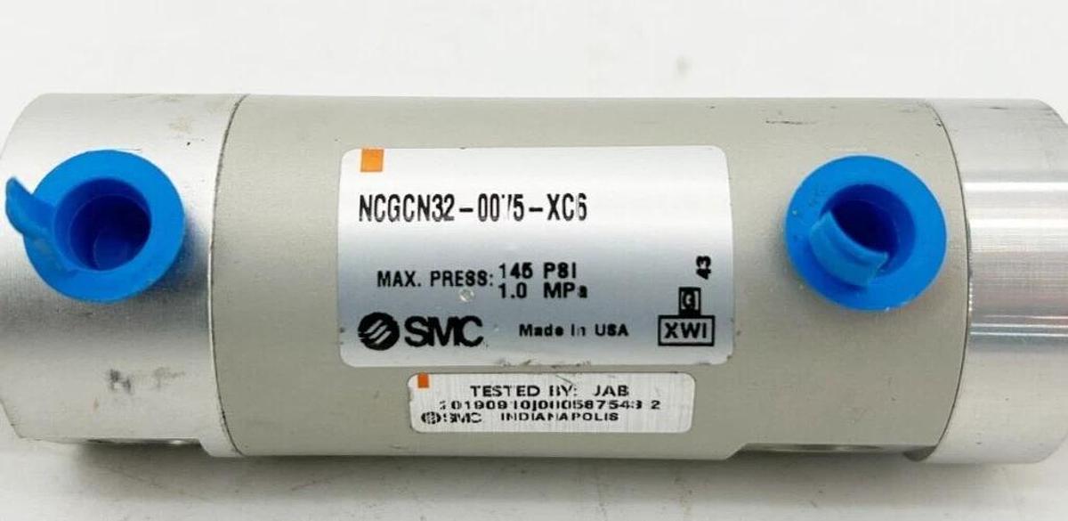 NEW SMC NCGCN32-0075-XC6 Pneumatic Cylinder 145PSI