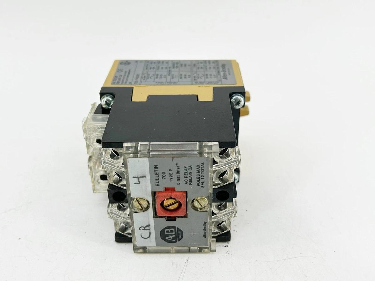 Used Allen Bradley 700-P400A1 Control Relay 115/120V 50/60Hz Ser.E