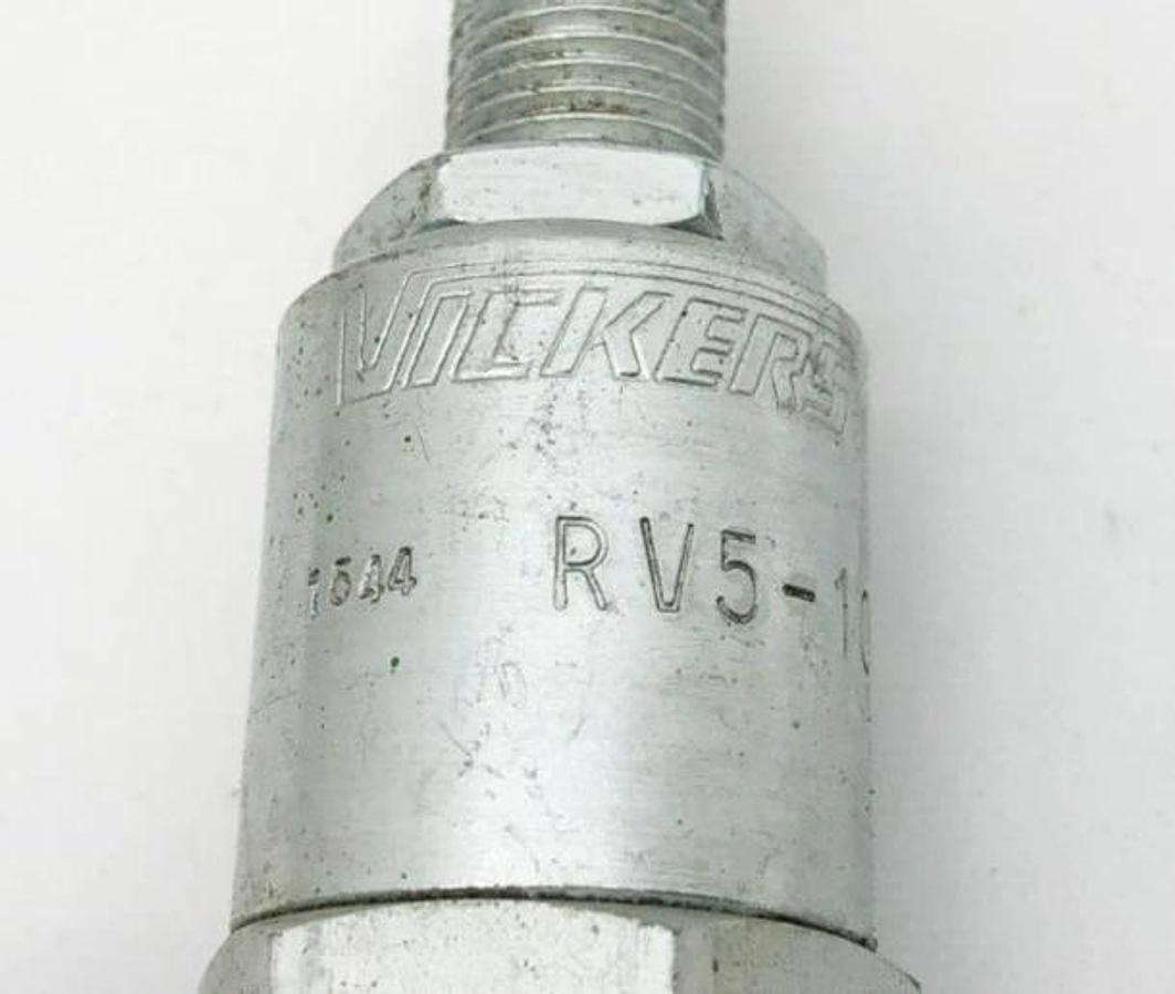 Used Vickers RV5-10-S-0-3 Hydraulic Pressure Relief Cartridge Valve