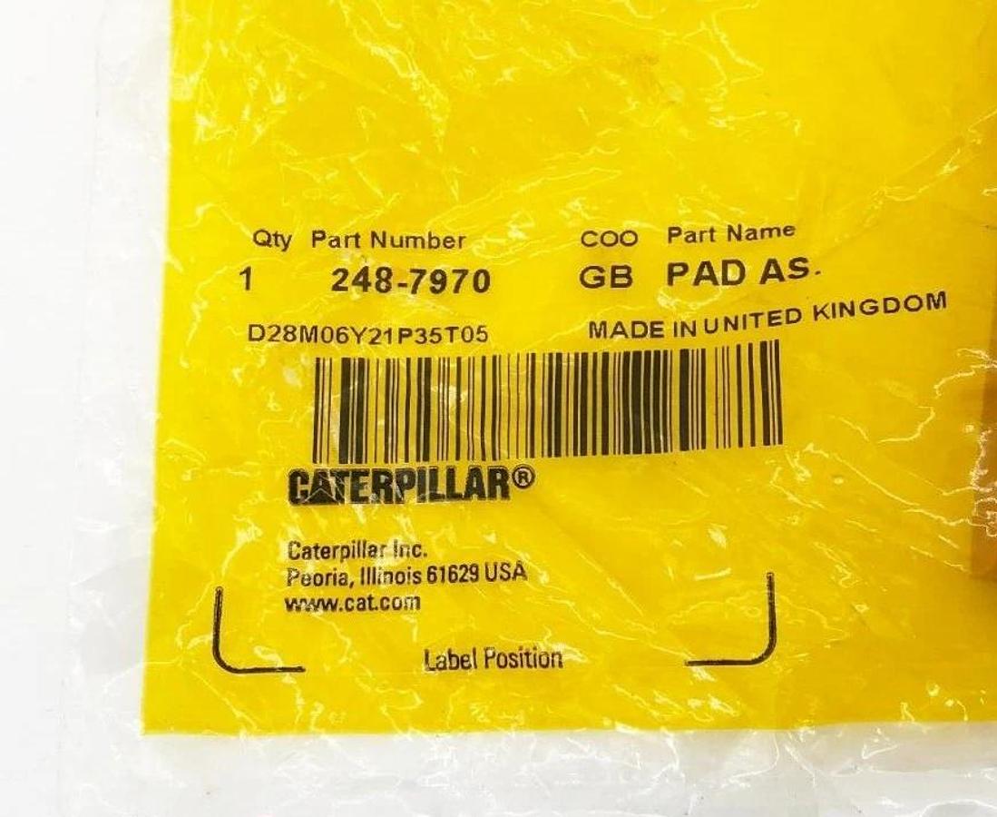 Lot of 2 New CAT 248-7970 Pad Assemblies