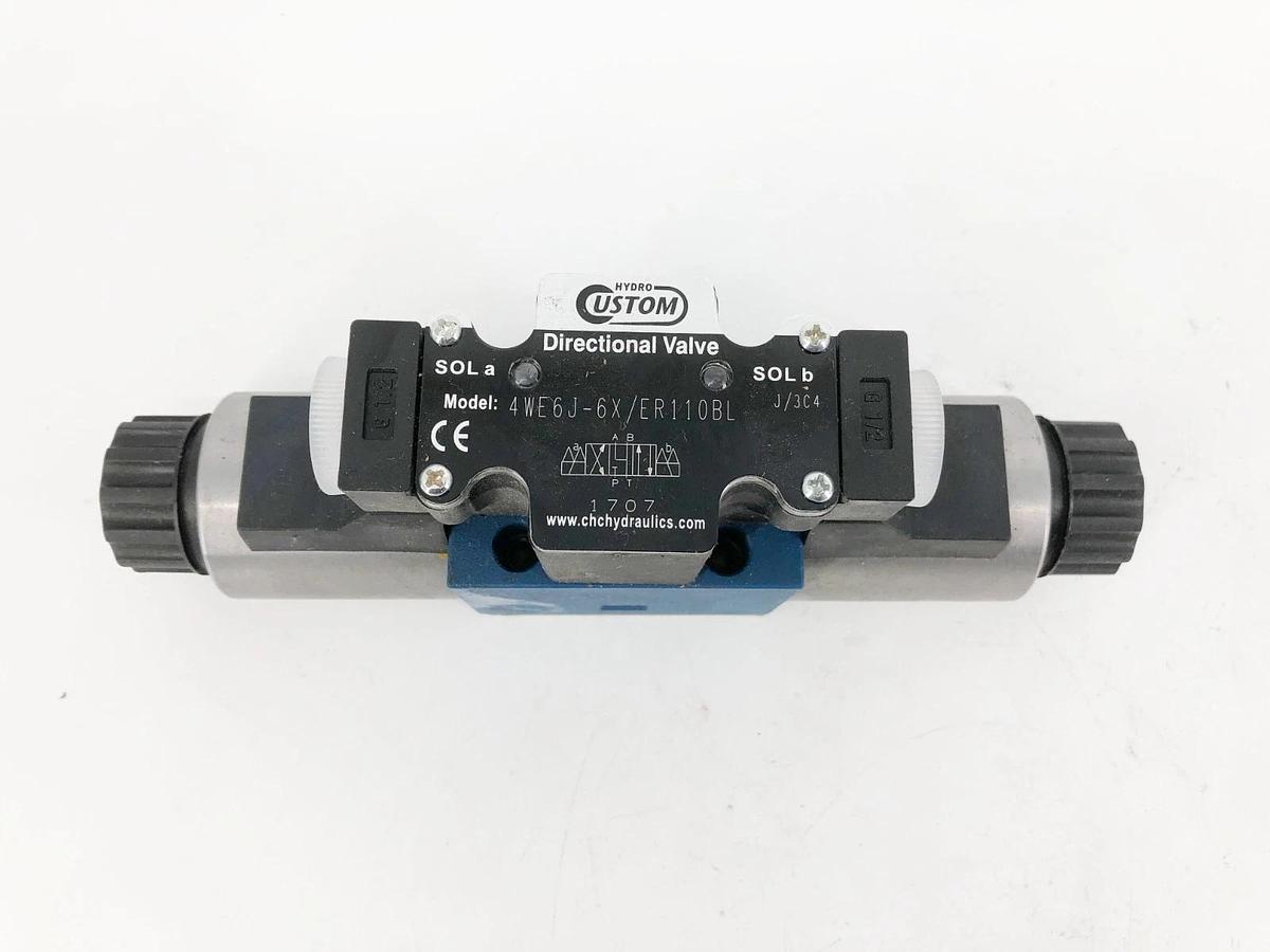 New Hydro Custom 4WE6J-6X/ER110BL Directional Valve 110V 1707