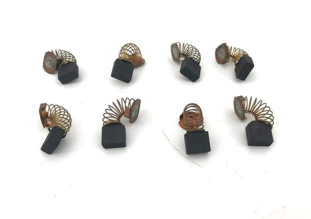 Lot of 8 Helwig E27 Carbon Brushes 1" x 1/4" x 25/64"