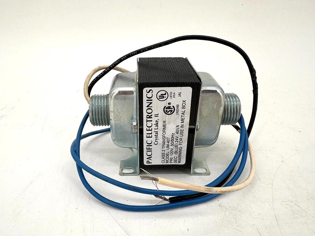 New Pacific Electronics Model UM-40T Class 2 Transformer 40VA Pri. 120V Sec. 24V