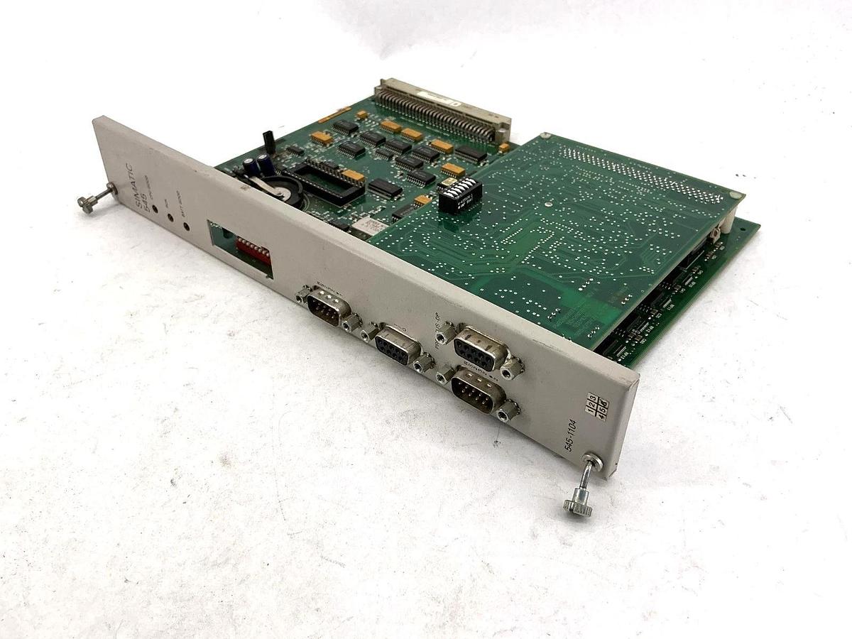 Used Siemens 545-1104 Processor Module 4-Port Simatic 545 5451104